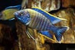 Blue Gold Peacock Cichlid 